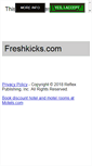 Mobile Screenshot of freshkicks.com