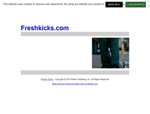 Tablet Screenshot of freshkicks.com